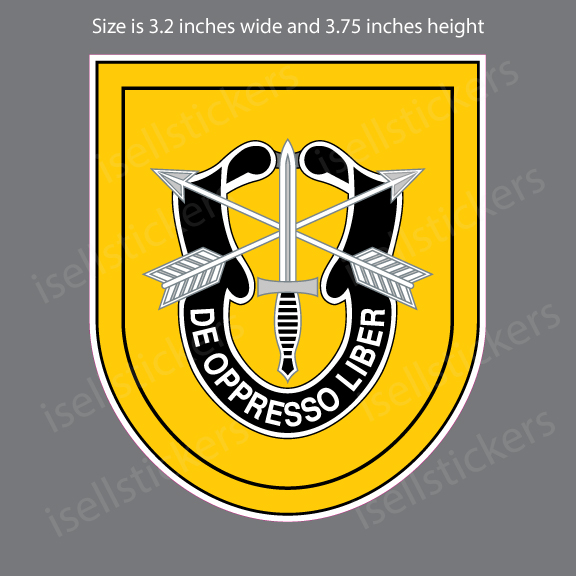 1st First Special Forces Army Bumper Sticker Vinyl Window Decal