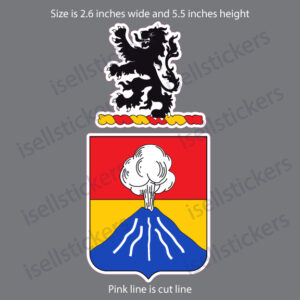 67th Armored Regiment COA Army Bumper Sticker Vinyl Window Decal - Image 4