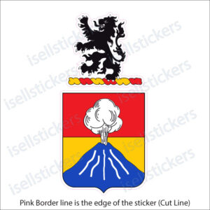 67th Armored Regiment COA Army Bumper Sticker Vinyl Window Decal - Image 2