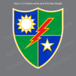 75th Ranger Regiment Fort Benning Army Bumper Sticker Window Decal