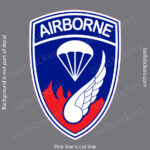 Army 187th Infantry Regiment Airborne Rakkasans vinyl decal