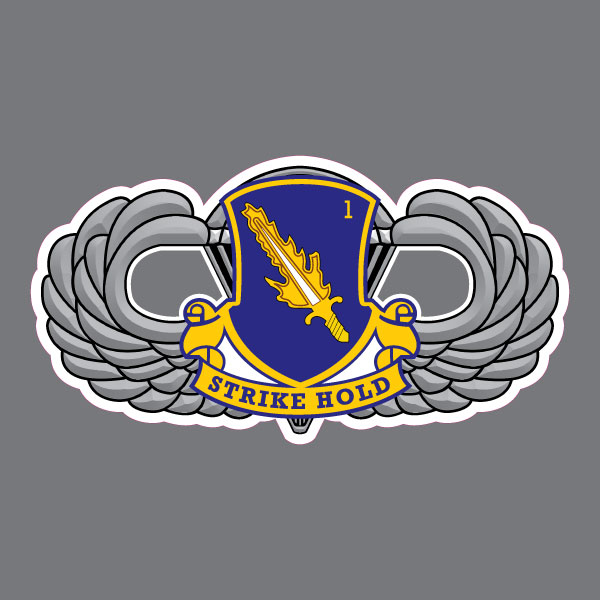 1st Battalion 504th Parachute Infantry Regiment Army Bumper Sticker Vinyl  Window Decal – I Sell Stickers – Shop Military Decals Indian Motorcycle,  strike hold army 