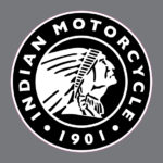 Indian Motorcycle Vintage 1901 Window Decal Bumper Sticker Facing Right