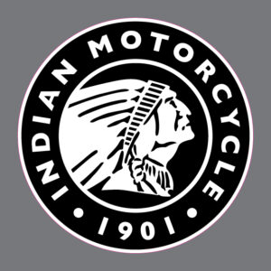 Indian Motorcycle Vintage 1901 Window Decal Bumper Sticker Facing Right