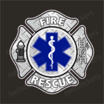 EMS EMT Fire Rescue Emergency Decals Stickers