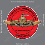 1st Force Recon Company Marine MARFORPAC Bumper Sticker Window Decal