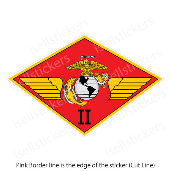 2nd Marine Aircraft Wing Cherry Point MAW East Coast Aviation Bumper ...