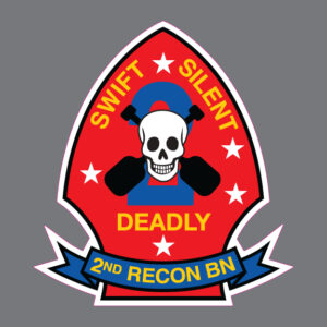 2nd Recon Battalion Marine USMC Bumper Sticker Window Decal