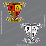 3rd Battalion 5th Marine 3/5 Dark Horse Bumper Sticker Window Decal