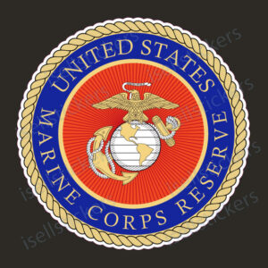 USMC Marine Corps Reserve Seal Semper Fi Military Bumper Sticker Window Decal - Image 3