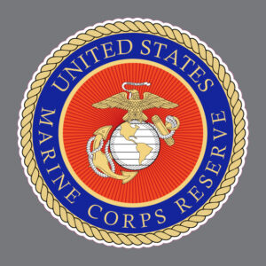 USMC Marine Corps Reserve Seal Semper Fi Military Bumper Sticker Window Decal