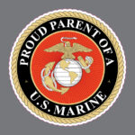 Proud Parent US Marine USMC Military Bumper Sticker Window Decal