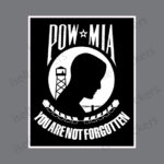 MI-6000 POW MIA Prisoners of War Decal Sticker