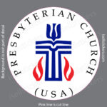 Presbyterian Church logo religious vinyl decal