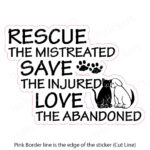 Pets / Animal Rescue Decals and Stickers