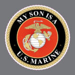 My Son is a US Marine Corps USMC Military Bumper Sticker Window Decal
