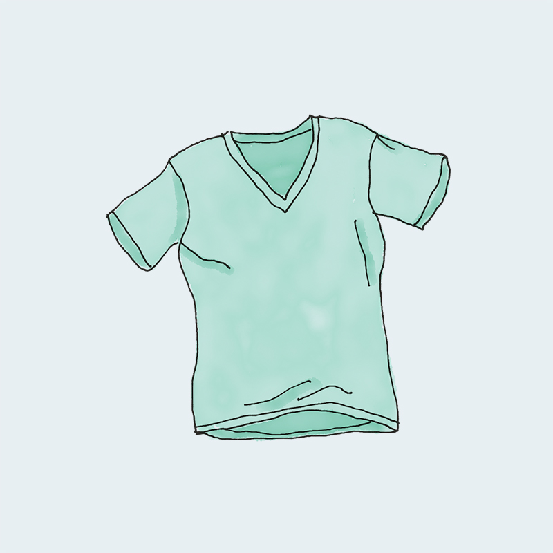 - V-Neck T-Shirt - Image 2