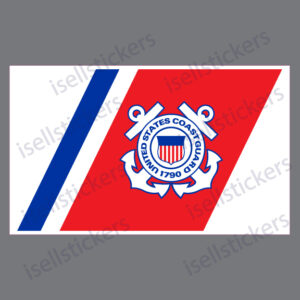 USCG Coast Guard Flag Emblem Car Truck Vinyl Military Bumper Sticker Window Decal - Image 4