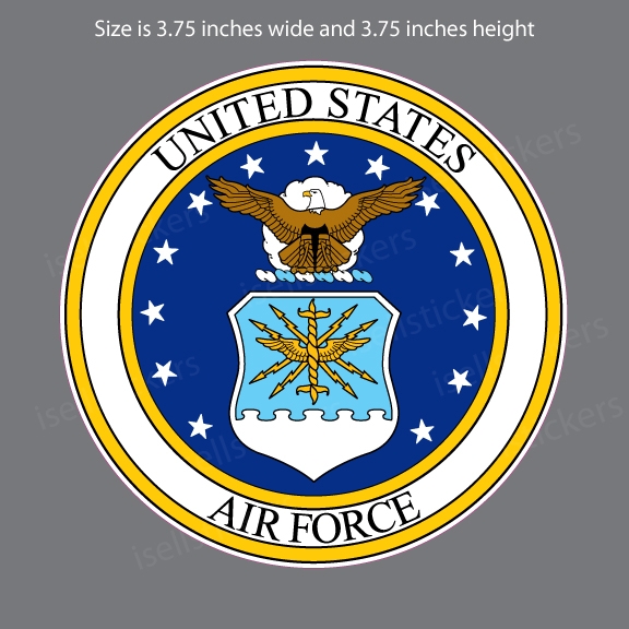 US Air Force Seal Military USAF Bumper Sticker Window Decal