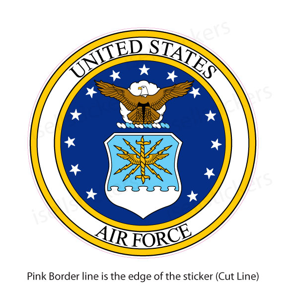 US Air Force Seal Military USAF Bumper Sticker Window Decal – I Sell ...
