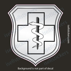 Air Force Biomedical Medical Badge Military Bumper Sticker Window Decal ...