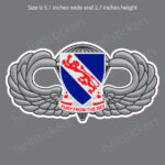508th Infantry Army Airborne Wings Window Decal Bumper Sticker