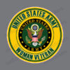 Proud Woman Female Veteran US Army Military Bumper Sticker Window Decal