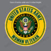 Proud Woman Female Veteran US Army Military Bumper Sticker Window Decal