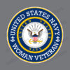 Proud Navy Woman Female Veteran Military Bumper Sticker Window Decal