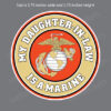 My Daughter in Law US Marine Corps Military Window Decal Bumper Sticker