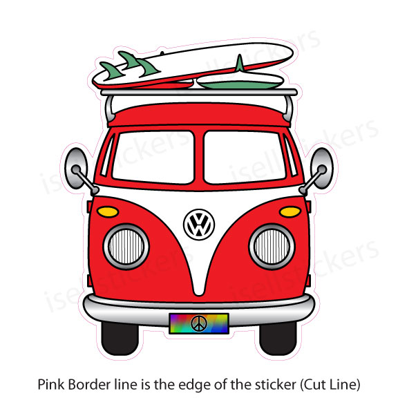Retro Volkswagen Genuine Swag Vintage Car Bus Van VW Bug Window Decal  Bumper Sticker – I Sell Stickers – Shop Military Decals Indian Motorcycle