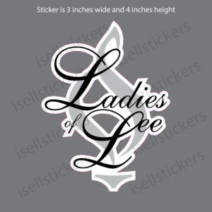 Lee University Ladies of Lee Women's Choir Window Decal Bumper Sticker