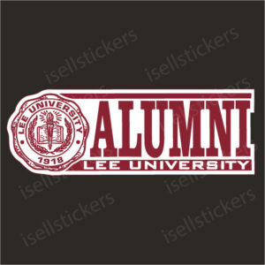 Lee University Alumni Window Bumper Sticker Car Decal