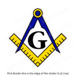 Organizations Masonic Knights Templar Decals and Stickers