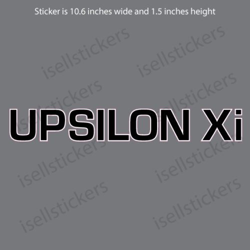 Lee University Upsilon Xi Eurostile Window Bumper Sticker Car Decal