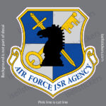 Air Force Intelligence Surveillance Reconnaissance Agency ISR Military Bumper Sticker Window Decal