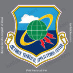 Air Force Technical Applications Center AFTAC Military Bumper Sticker Window Decal
