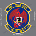 34th Intelligence Support Squadron Air Force Military Sticker Window Decal