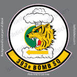 Air Force 393rd Bomb Squad WWII USAF Military Window Decal Bumper Sticker