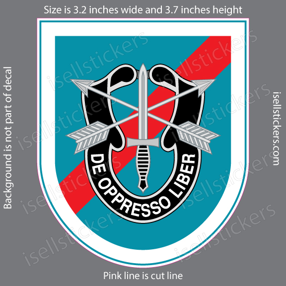 20th Special Forces Army Alabama National Guard Bumper Sticker Window Decal