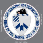 1st Battalion 30th Infantry Regiment Army Window Decal Bumper Sticker