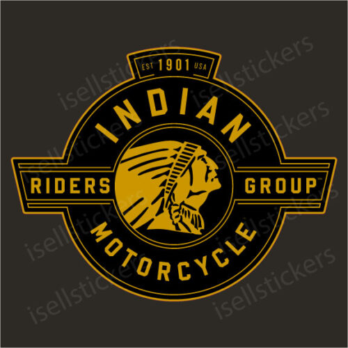 Indian Motorcycle Riders Group Decal Sticker