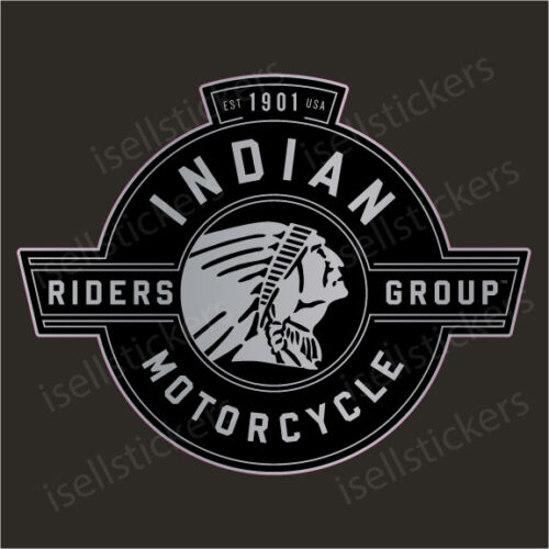 Indian Motorcycle Riders Group Decal Sticker