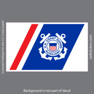 USCG Coast Guard Auxiliary Semper Paratus Military Bumper Sticker Window Decal