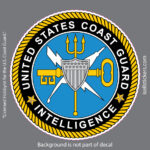 USCG Coast Guard Intelligence Semper Paratus Military Bumper Sticker Window Decal