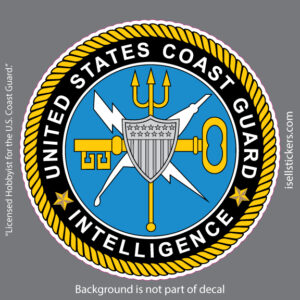 USCG Coast Guard Intelligence Semper Paratus Military Bumper Sticker Window Decal