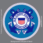 USCG Coast Guard Auxiliary Portal Crest Bumper Sticker Vinyl Window Decal