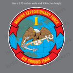 1st Marine Expeditionary Force Air Ground Bumper Sticker Window Decal