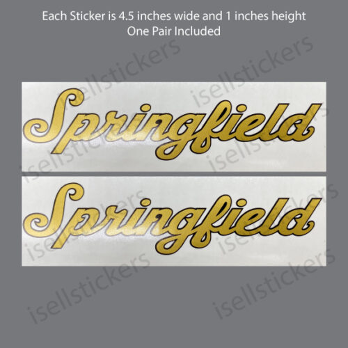 Indian Motorcycle Springfield Thunder stroke Decal Sticker
