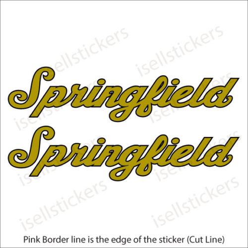 Indian Motorcycle Springfield Thunder stroke Decal Sticker